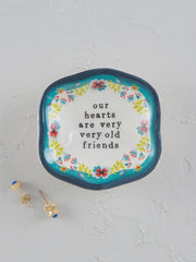 Natural Life Small Trinket Dish Our Hearts 045