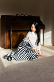 Neris In Stitches Skirt Ink Check 2829