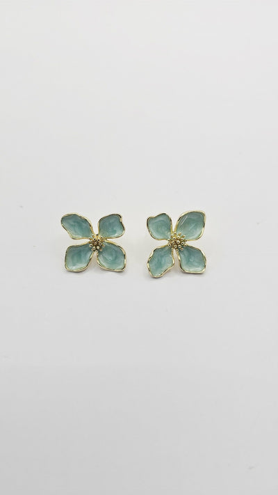 Some Blue Orchid Earrings 275