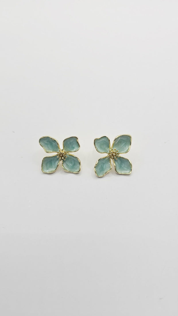 Some Blue Orchid Earrings 275
