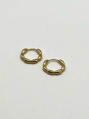 Some Gold Coloured Bead Sleeper Earrings 442