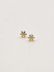 Some Flower Stainless Steel Stud Earrings 476