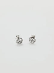 Some Sterling Silver Lotus Stud Earrings 552