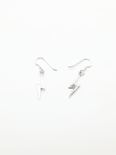 Some Sterling Silver Lightning Strike Earrings 780