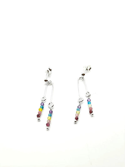 Some Sterling Silver Chandelier Bead Earrings 832