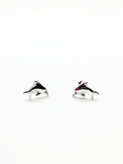 Some Sterling Silver Dolphin Stud Earrings 850