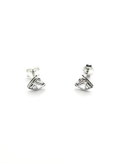 Some Sterling Silver Horse Head Stud Earrings 853