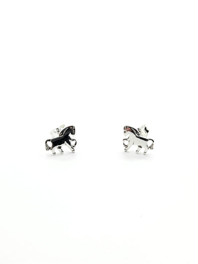 Some Sterling Silver Horse Stud Earrings 854