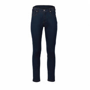 Vassalli 5009 Indigo Denim - Skinny Leg Ankle Grazer Jean with Side Waistband Elastic