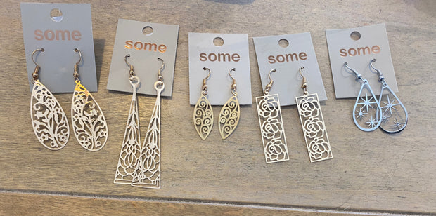 Some Laser Cut Earrings 336