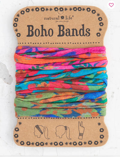 Natural Life Boho Bands Multi Floral 18