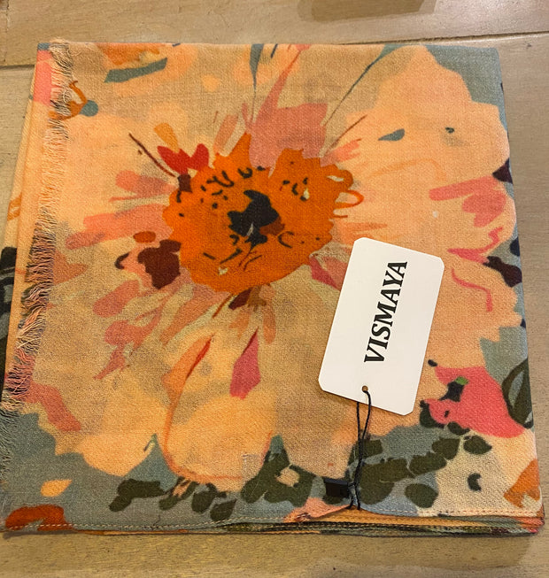 Vismaya Printed Merino Wool Scarf