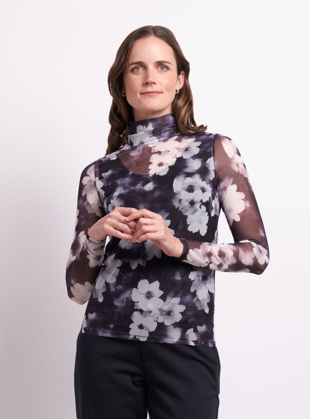 Memo Mesh High Neck Top TP14161 – Florence Boutique NZ