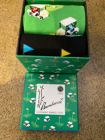 Bamboozld The Green 2 Pack Bamboo Golf Themed Socks
