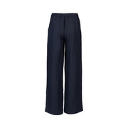 Vassalli Ink Wide Leg Full Length Pant with Elastic Back 5017