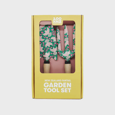 100% NZ Garden Tool Set Piwakawaka Fantails 003