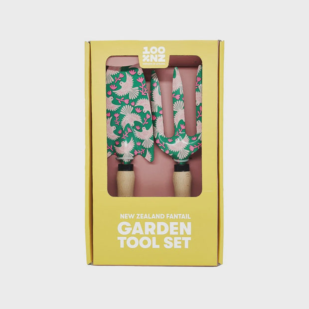 100% NZ Garden Tool Set Piwakawaka Fantails 003