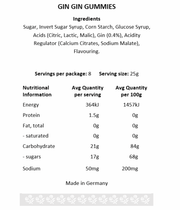 Tipsy Treats Gin Gin Jar Gummies 200g