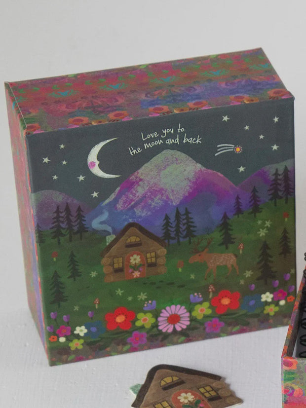 Natural Life Happy Box (Empty) Love You to the Moon 022