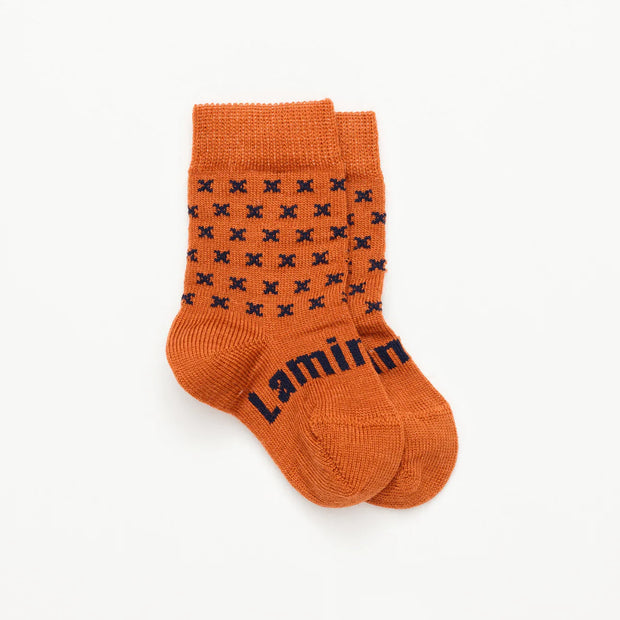 Lamington Merino Wool Crew Socks | BABY | Harvest