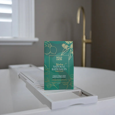 Wild Emery Three Pack Refreshing Natural Bath Salts