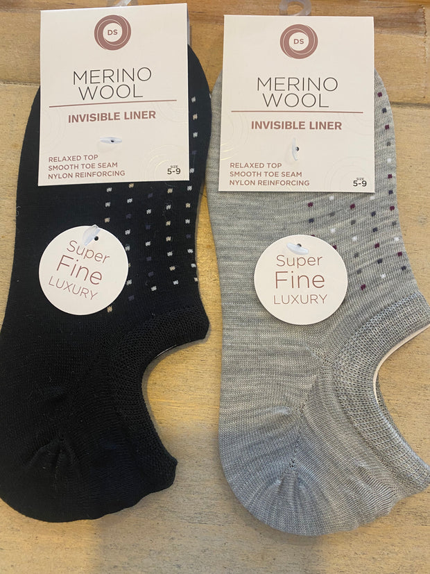 WS Merino Invisible Liner Dot Socks 960319