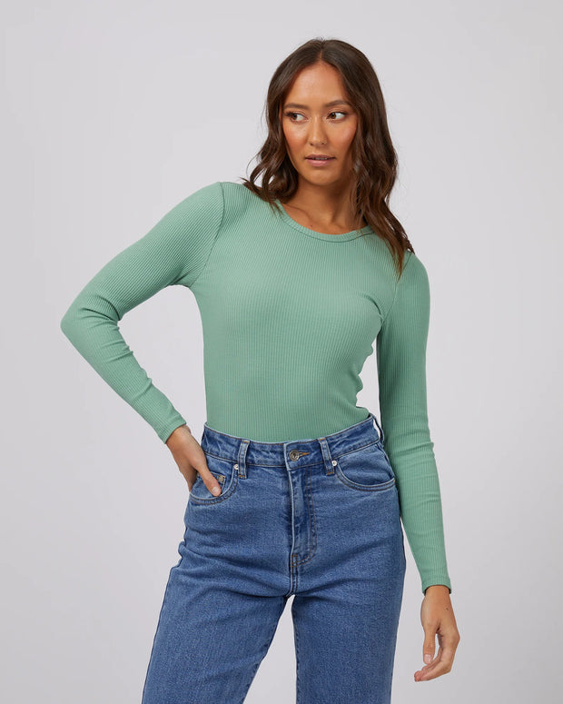 Silent Theory Rib Long Sleeve Tee 60X5221