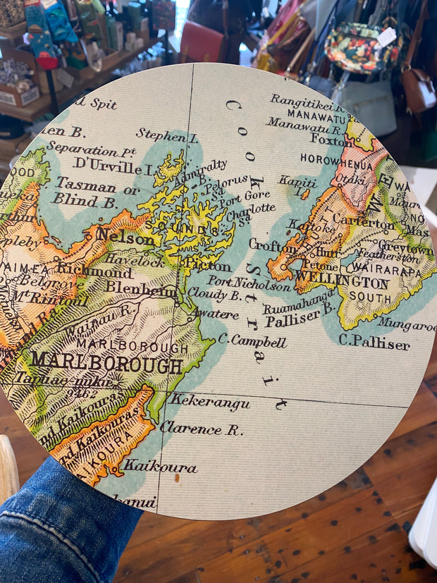 100% NZ Vintage Map of Cook Strait Placemat