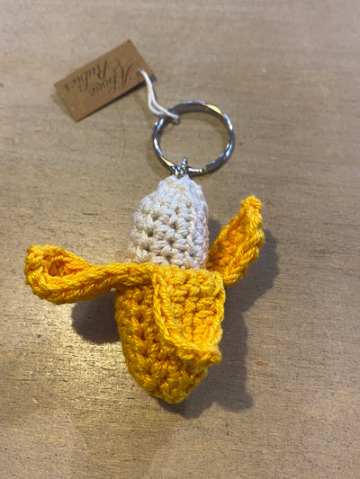 Above Rubies Banana Keychain