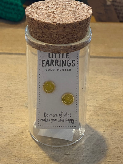 Natural Life Happy Little Earrings Smiley 111