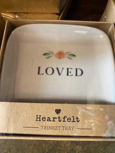 Heartfelt Trinket Tray Loved 6048