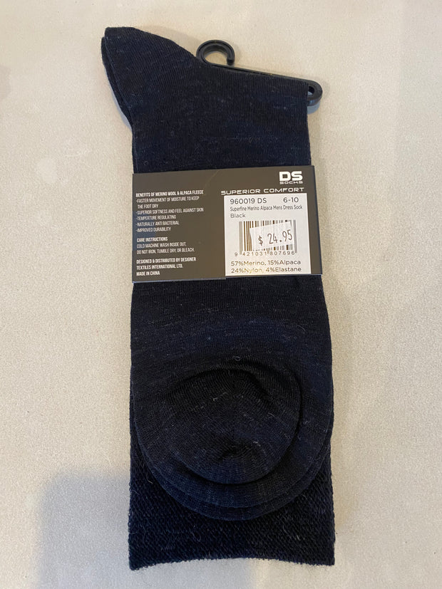 DS Merino Alpaca Men's Dress Sock 960019