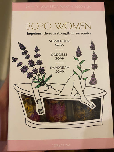 Bopo Women Bath Soak Trilogy Set