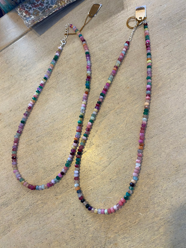 Some Colourful Stone Necklace 330