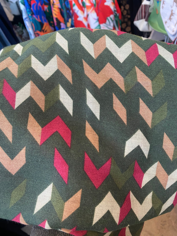 Stella and Gemma Scarf 1919 3D Zig Zag Grass Roots