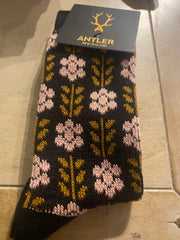 Antler Daisy Chain Knit Socks DCK
