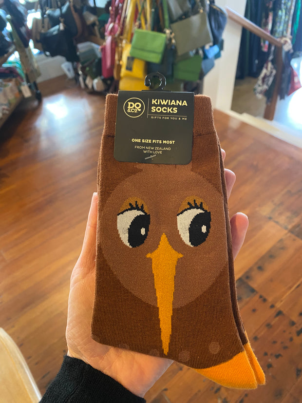 DQ Socks Cute Kiwi 7301