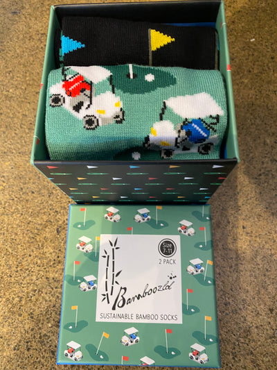 Bamboozled Golf Green 2 Pack Socks 23