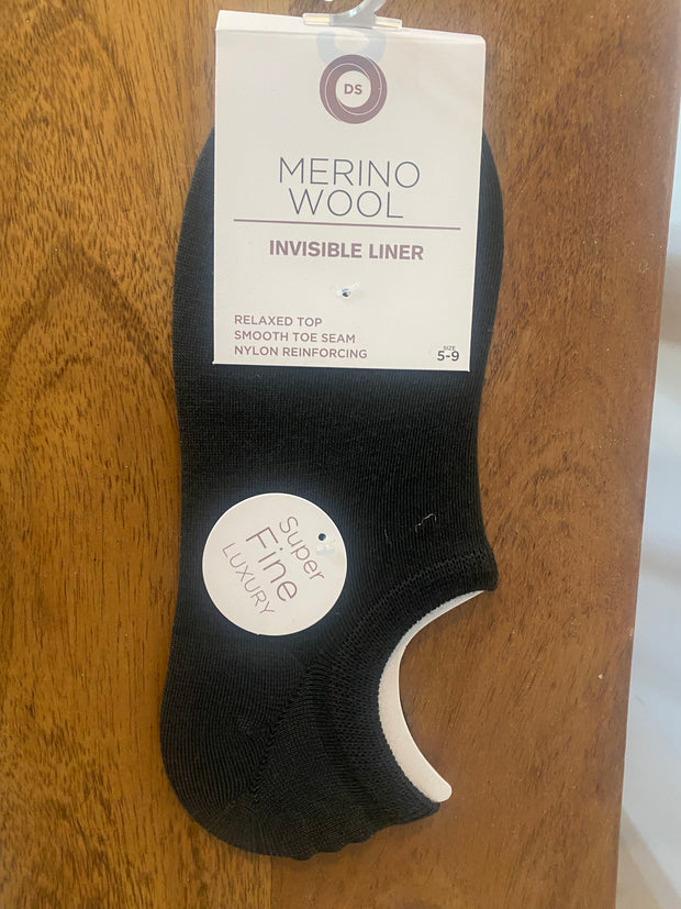 DS Merino Wool Mix Invisible Liner Socks 960281X