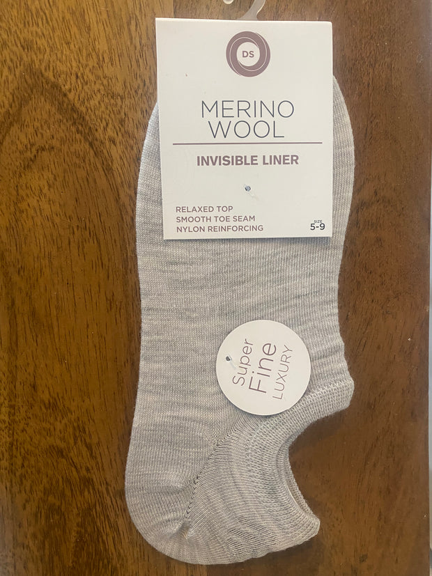 DS Merino Wool Mix Invisible Liner Socks 960281X