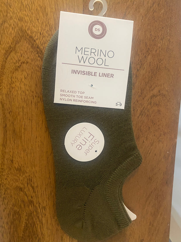 DS Merino Wool Mix Invisible Liner Socks 960281X