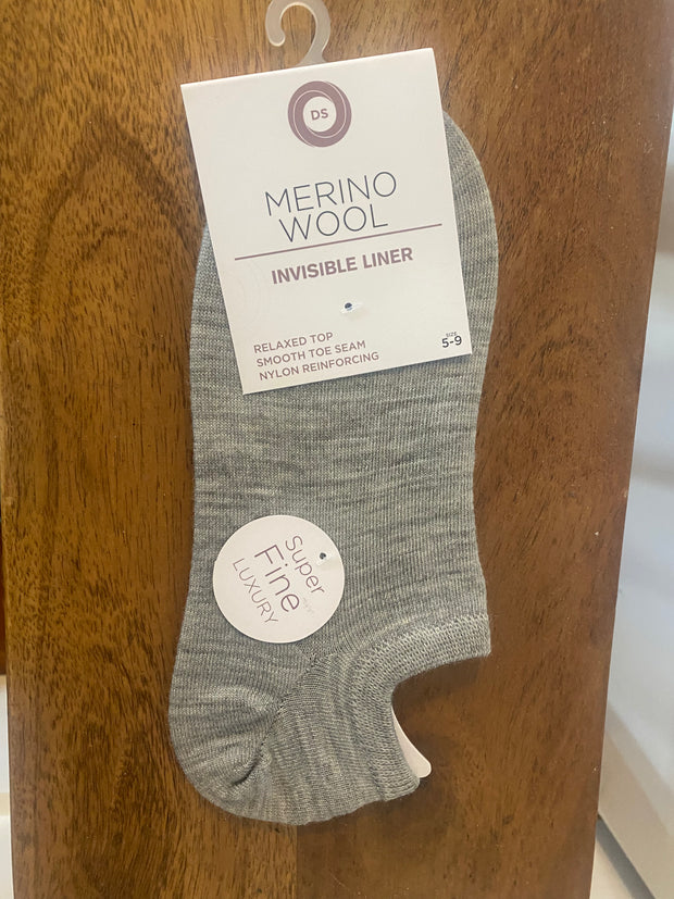 DS Merino Wool Mix Invisible Liner Socks 960281X