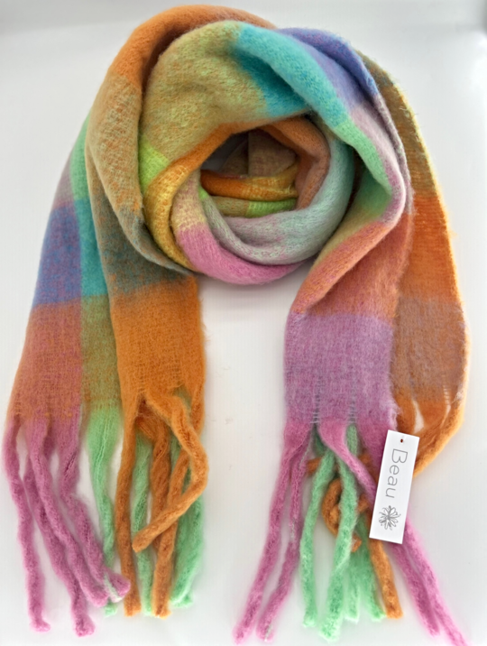 Beau Accessories Cosy Checked Scarf