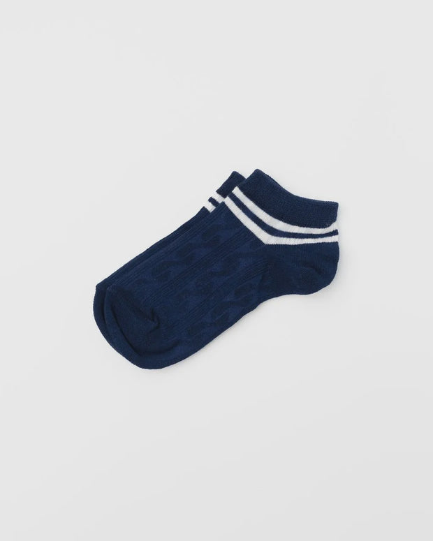 Stilen Navy Ankle Socks