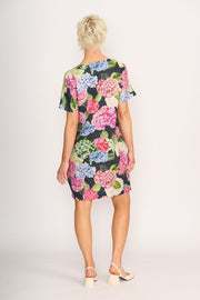 Preen Hydrangea Linen Shift Dress TP14561