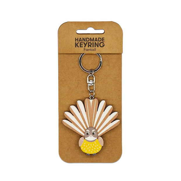 100% NZ Wooden Keyring