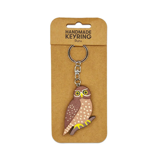 100% NZ Wooden Keyring