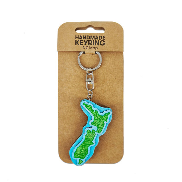 100% NZ Wooden Keyring