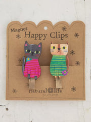 Natural Life Magnet Bag Clips Cat 099