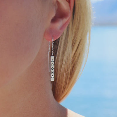 Little Taonga Aroha Thread Earrings